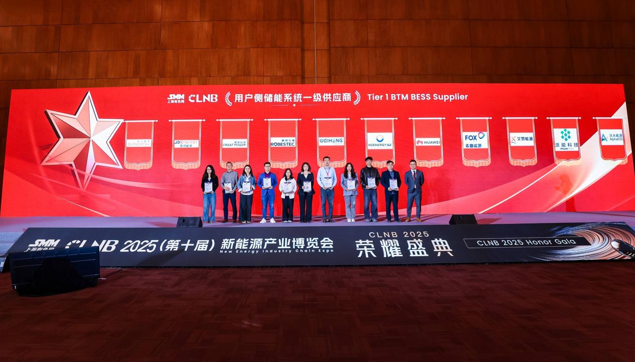 森林舞会能源荣登SMM Tier 1榜单，获“用户侧储能系统一级供应商”认证！
